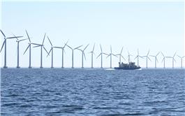 Trang trại điện gió ngoài khơi có thể là điểm sạc cho tàu điện